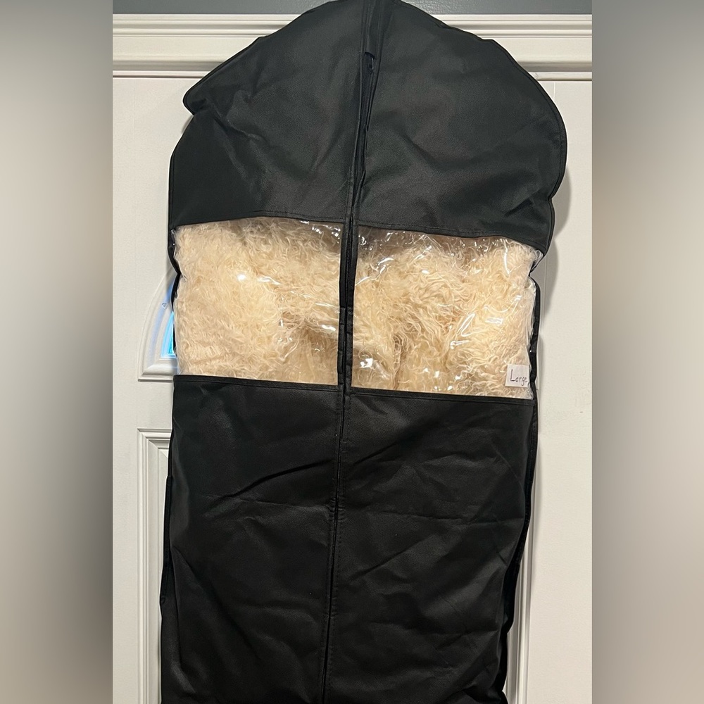 VEGAN LUX MONGOLIAN COAT